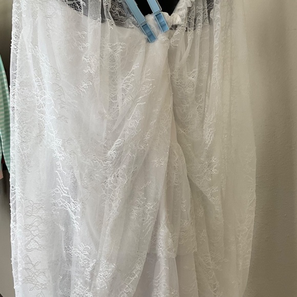Bridal by ELOQUII Lace Tiered Dress Size 24 - Picture 3 of 10
